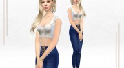 SakuraPhans Pose для Sims 4 миниатюра 1