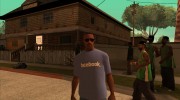 Футболка Facebook para GTA San Andreas miniatura 6