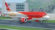 Airbus A320-200 Indonesia AirAsia WOW Livery for GTA San Andreas miniature 5