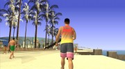 Skin GTA V Online в летней одежде для GTA San Andreas миниатюра 13