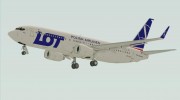 Boeing 737-800 LOT Polish Airlines для GTA San Andreas миниатюра 8