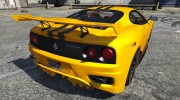 2003 Ferrari 360 Challenge Stradale для GTA 5 миниатюра 2