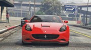 2012 Ferrari California BETA для GTA 5 миниатюра 6