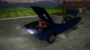 Dodge Charger RT - Street Drag 1969 for GTA Vice City miniature 5
