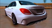Mercedes-Benz C250 AMG Line для GTA San Andreas миниатюра 4