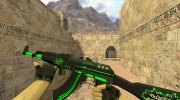 АК-47 Зелёная линия para Counter Strike 1.6 miniatura 1