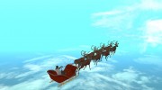Оленья упряжка Деда Мороза для GTA San Andreas миниатюра 2