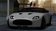 Aston Martin V12 Zagato 2012 IVF для GTA San Andreas миниатюра 4