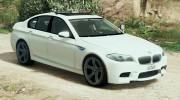 BMW M5 Police Version 0.1 for GTA 5 miniature 4