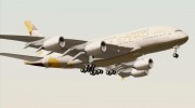 Airbus A380-800 Etihad Airways для GTA San Andreas миниатюра 4