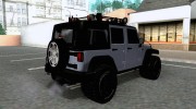Jeep Wrangler 4x4 для GTA San Andreas миниатюра 4