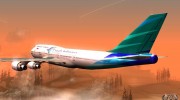 Boeing 747-400 Garuda Indonesia para GTA San Andreas miniatura 6