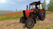 МТЗ 82.1 для Farming Simulator 2015 миниатюра 1