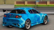 Mazda RX-8 VeilSide Blue Star for GTA San Andreas miniature 3