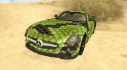 Mercedes-Benz SLS AMG Snake para GTA San Andreas miniatura 2