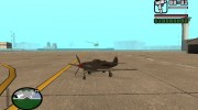P-39 Aircobra para GTA San Andreas miniatura 3