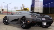 Koenigsegg Agera R Racer для GTA San Andreas миниатюра 16