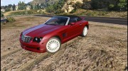 Chrysler Crossfire Roadster 1.0 для GTA 5 миниатюра 1