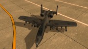 A-10 Warthog для GTA San Andreas миниатюра 1