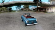 Москвич 403 Cabrio для GTA San Andreas миниатюра 3