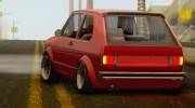 Volkswagen Golf Mk I Punk для GTA San Andreas миниатюра 11
