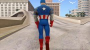 Капитан Америка для GTA San Andreas миниатюра 2
