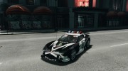 Chevrolet Corvette Z06 Police для GTA 4 миниатюра 1