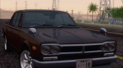 Nissan Skyline GC10 2000GT 1970 для GTA San Andreas миниатюра 5