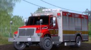 Pierce Commercial SACFD Rescue Unit para GTA San Andreas miniatura 1