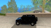 AMG H2 HUMMER SUV FBI para GTA San Andreas miniatura 2