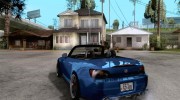 Honda S2000 HellaFlush para GTA San Andreas miniatura 3