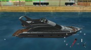 Яхта для GTA Vice City миниатюра 2
