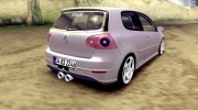 Volkswagen Golf Mk5 for GTA San Andreas miniature 10