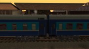Плацкартные вагон фирменного поезда Новокузнецк for GTA San Andreas miniature 3