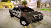 Toyota Hilux 4WD 2015 Georgia Police para GTA San Andreas miniatura 1