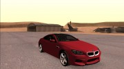 BMW M6 для GTA San Andreas миниатюра 2