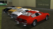 Ferrari 365 GTB/4 Daytona 1968 для GTA Vice City миниатюра 2