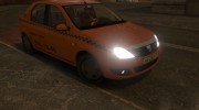 Dacia Logan Taxi для GTA 4 миниатюра 1