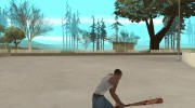 Кровавая бита с гвоздями HD para GTA San Andreas miniatura 5