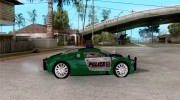 Bugatti Veyron для полиции San Fiero для GTA San Andreas миниатюра 5
