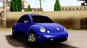 Volkswagen New Beetle для GTA San Andreas миниатюра 1