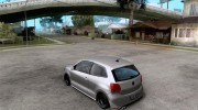 Volkswagen Polo GTI Stanced для GTA San Andreas миниатюра 3