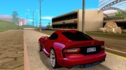 SRT Viper GTS V 2012 для GTA San Andreas миниатюра 3