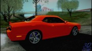 Dodge Challenger SRT8 392 2012 Stock version 1.0 для GTA San Andreas миниатюра 12