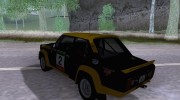 Fiat 131 Mirafiori Abarth для GTA San Andreas миниатюра 2