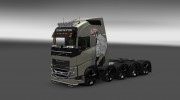 Skin Volvo FH 2012 Skelet для Euro Truck Simulator 2 миниатюра 1