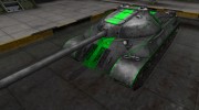 Скин для ИС-3 с зеленой полосой для World Of Tanks миниатюра 1