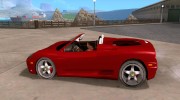 Ferrari 360 Spyder V2.0 for GTA San Andreas miniature 2
