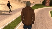 Длинные светлые волосы para GTA San Andreas miniatura 3