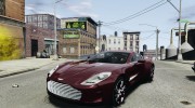 Aston Martin One 77 для GTA 4 миниатюра 1